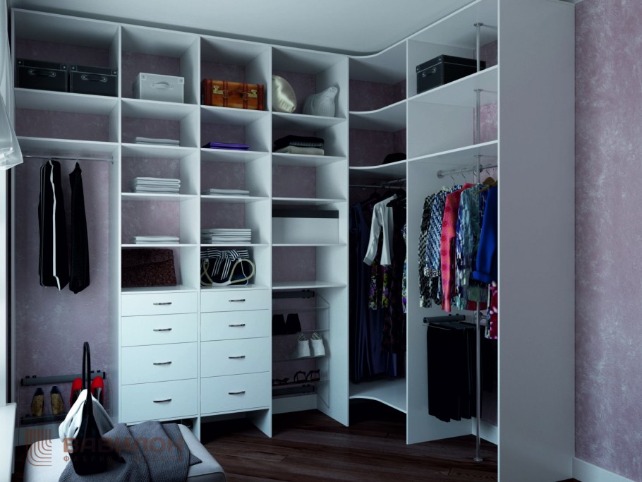 Шкаф внутри