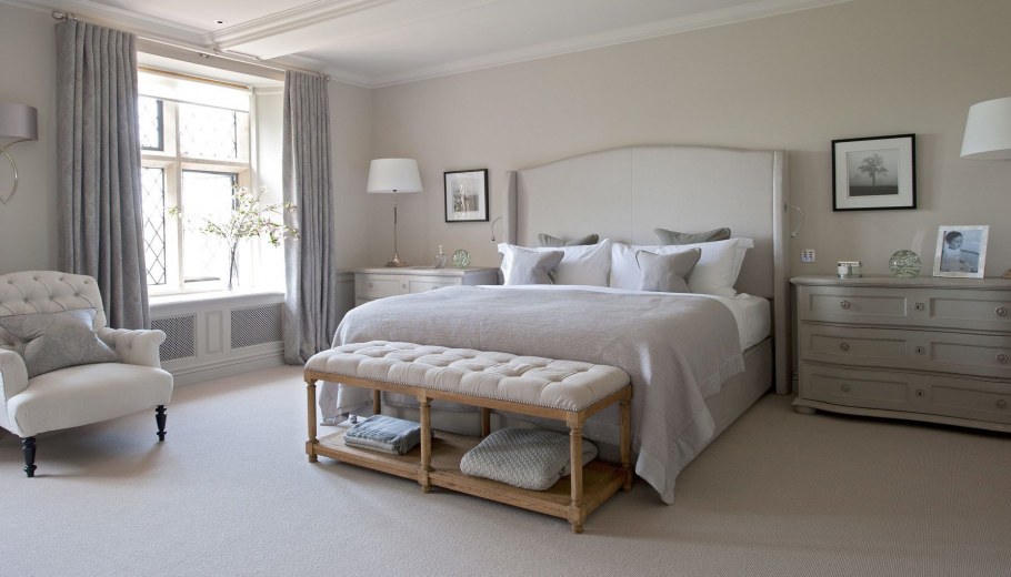 Американский интерьер спальни