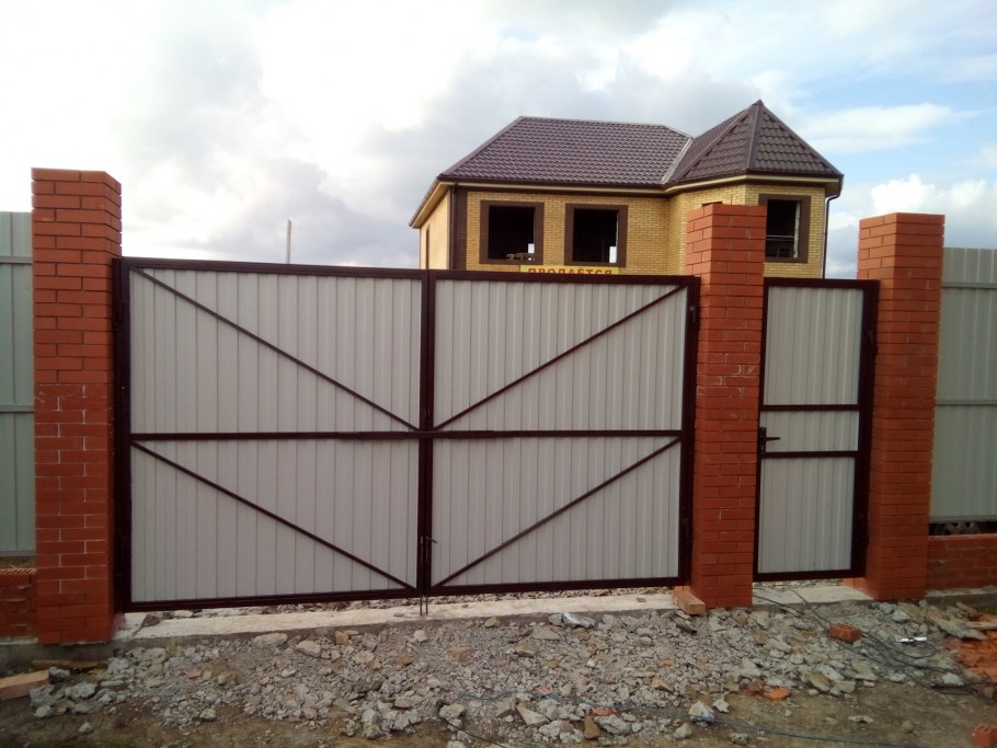 Ворота на участок