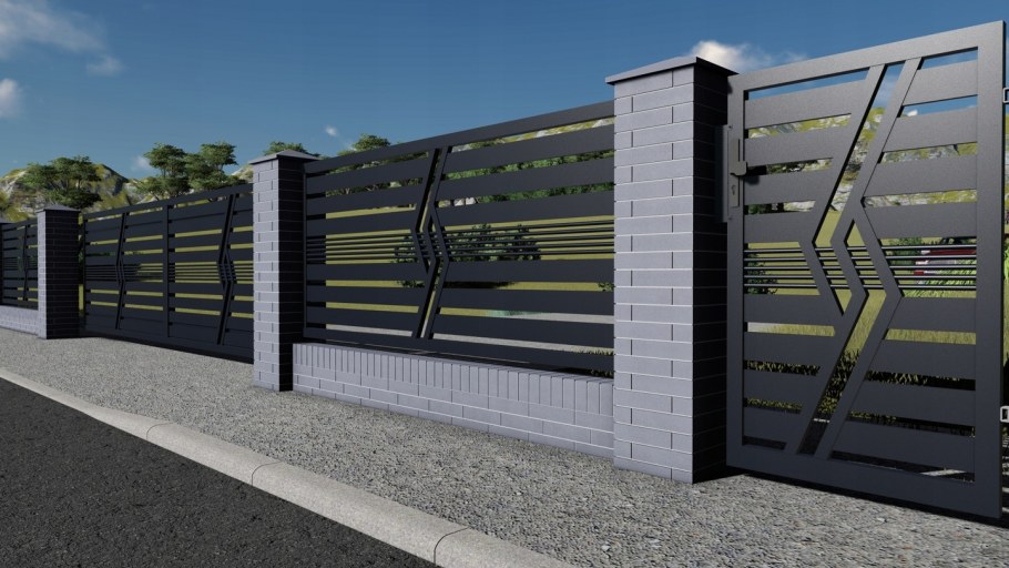 Дизайнерский забор