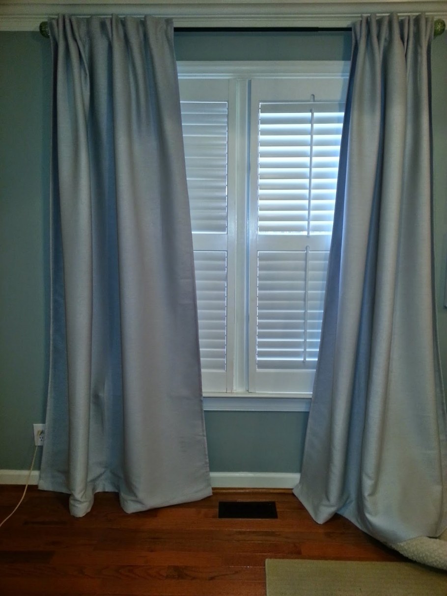 Шторы икеа Виван бирюзовые