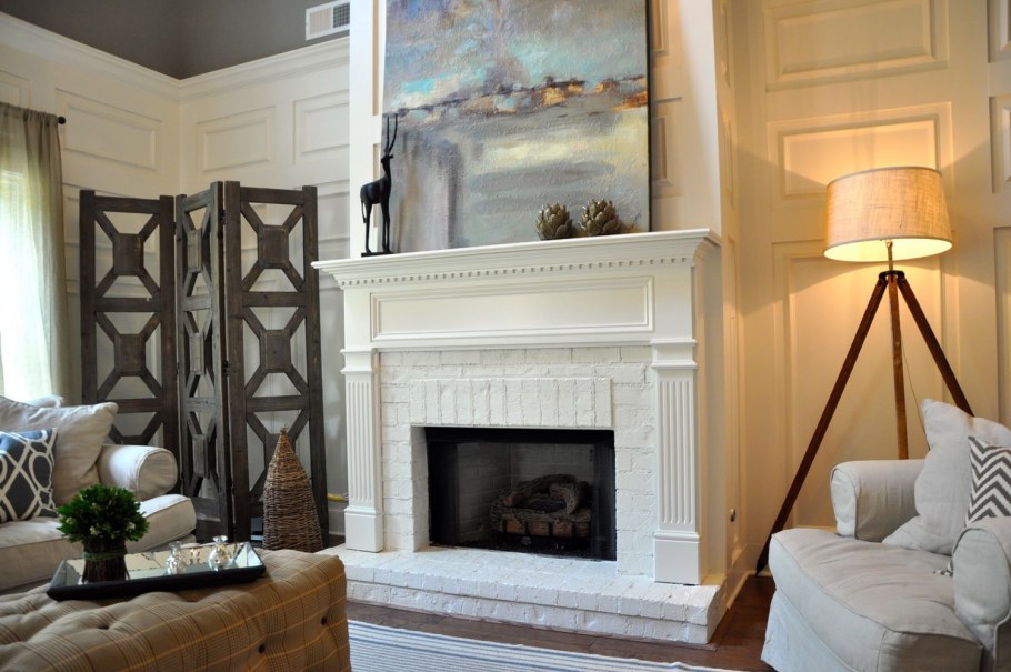 Фальш камины в интерьере в классическом стиле