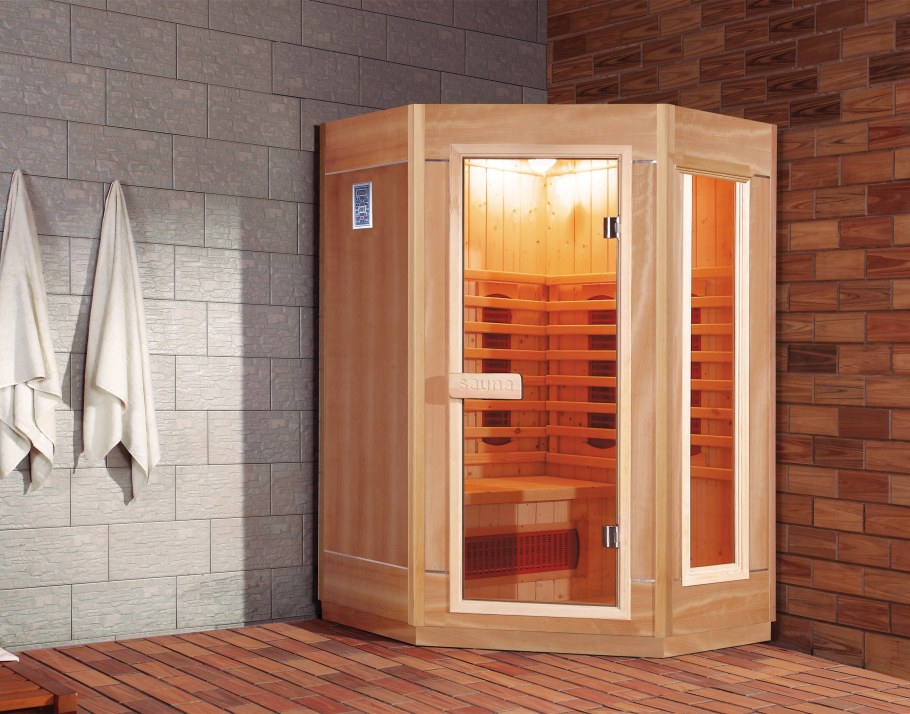Финская сауна в квартиру с душевой кабиной Banff GSI-502 180x120x220