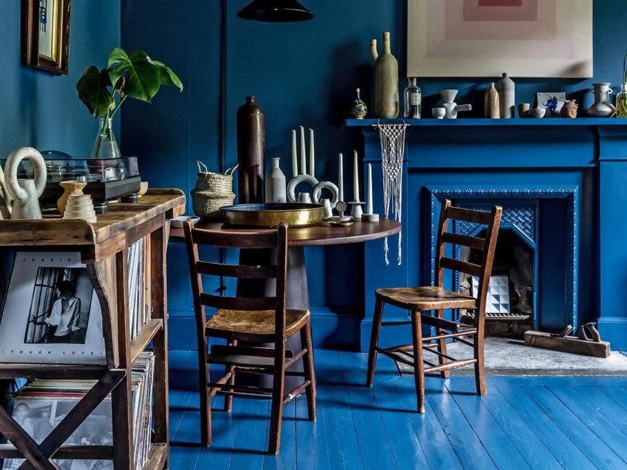 Цвет Прусский синий в интерьере