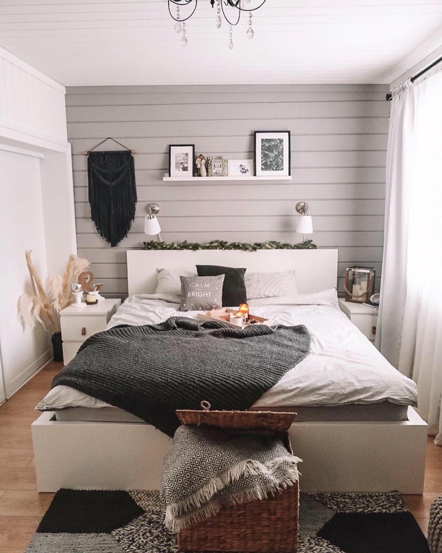 Маленькая спальня в скандинавском стиле