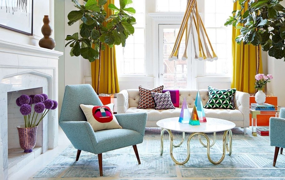 Скандинавский стиль в интерьере с яркими акцентами
