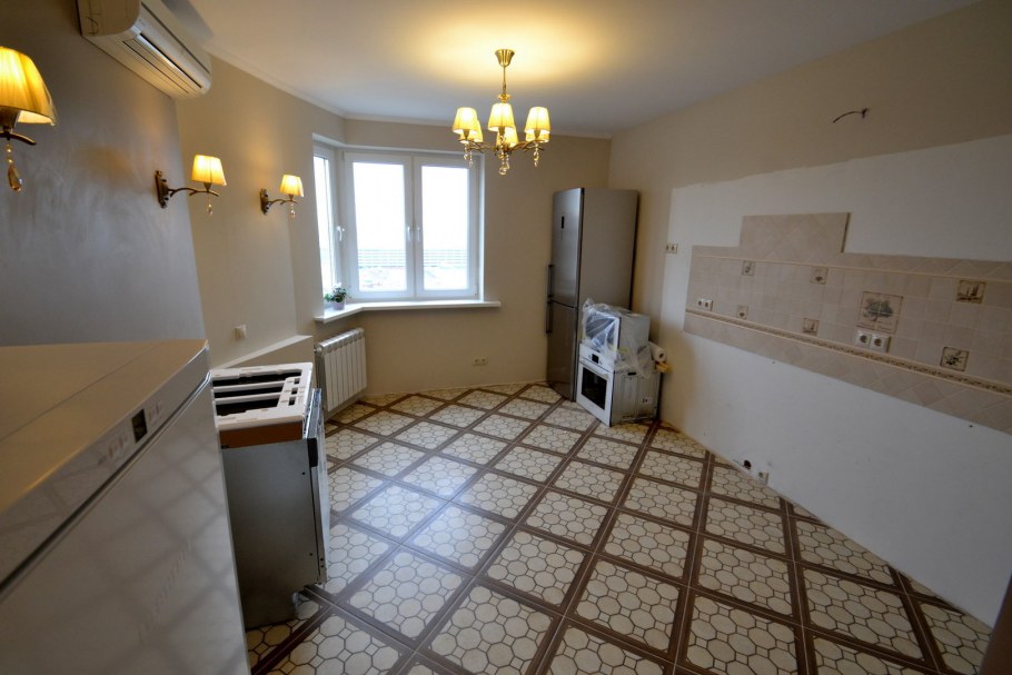 Отделка кухни без мебели