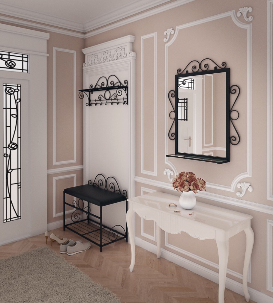 Прихожая в скандинавском стиле