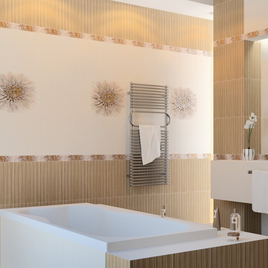 Плитка настенная Golden Tile «зебрано» 25х40 см 1.5 м2 цвет бежевый