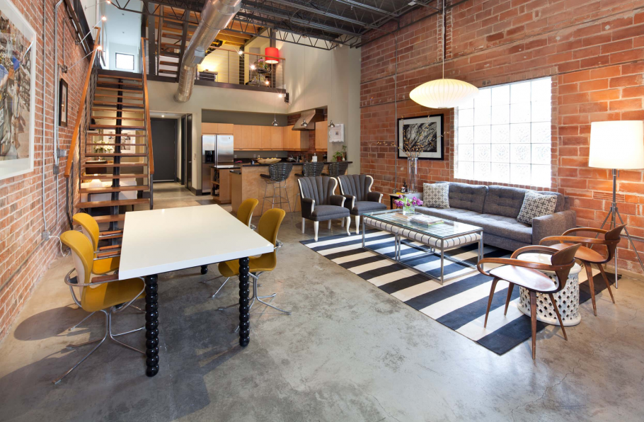 Потолок в стиле Индастриал лофт