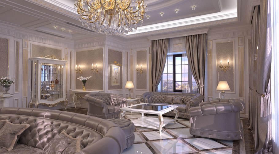 Внутренний интерьер коттеджей