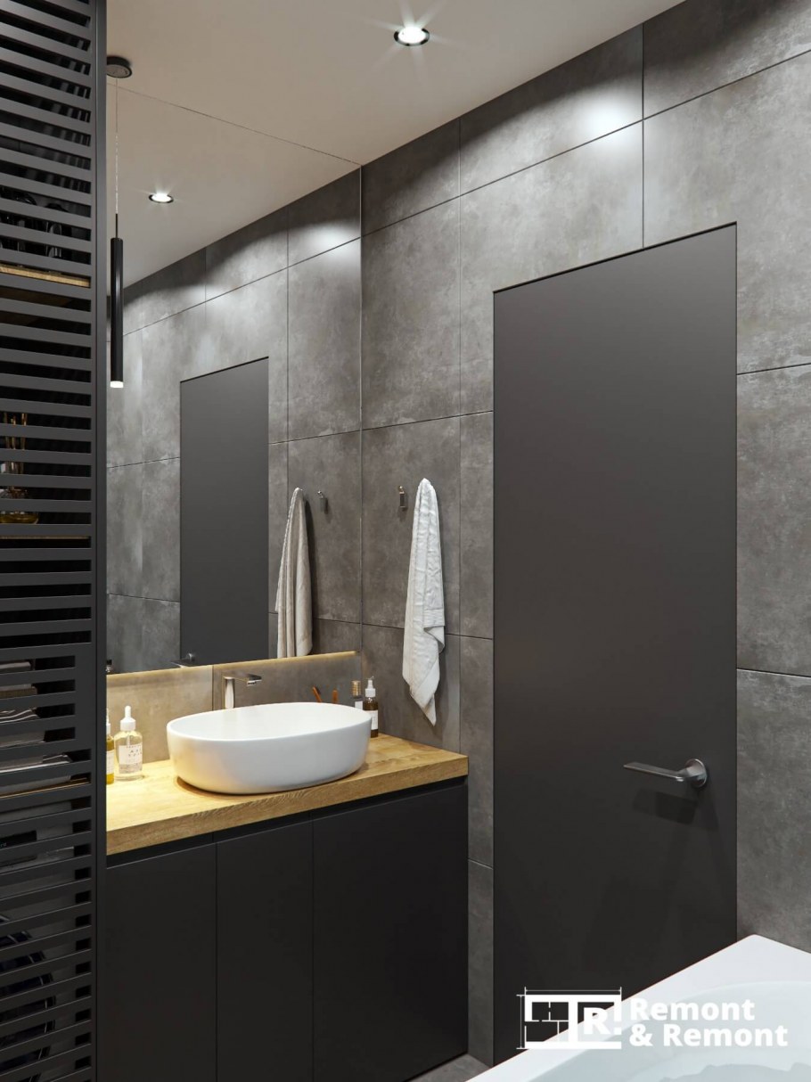 Санузел из керамогранита