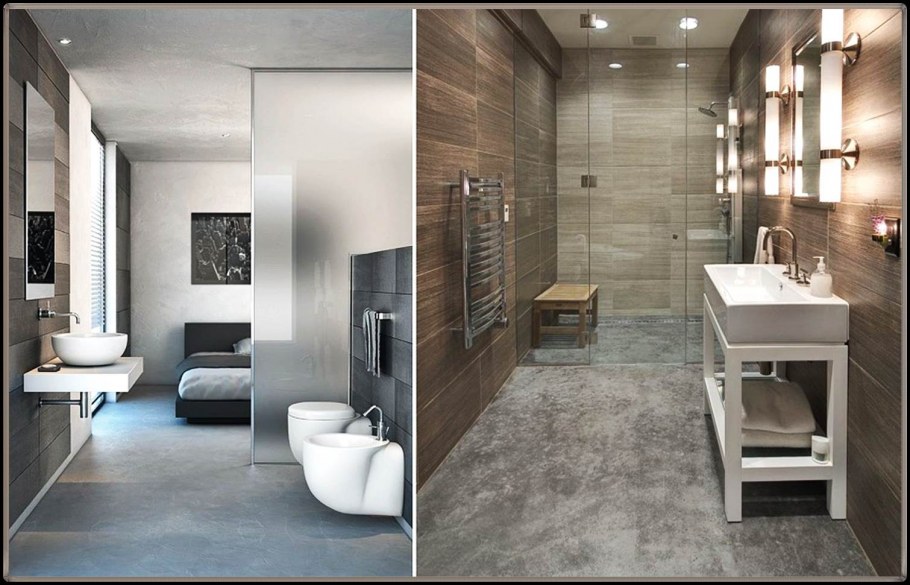 Микроцемент и керамогранит