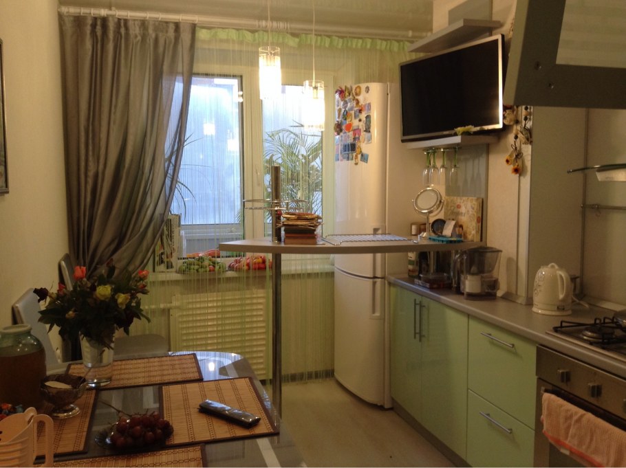 Кухня в доме Ленинградской планировки