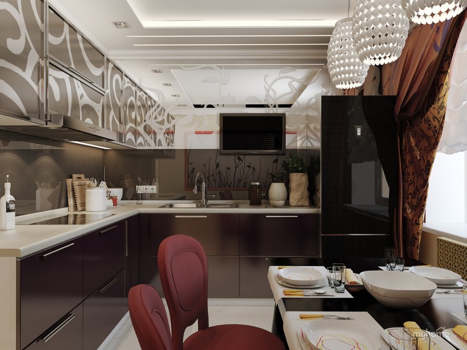 Интерьер трехкомнатной квартиры 64 кв.м в современном стиле