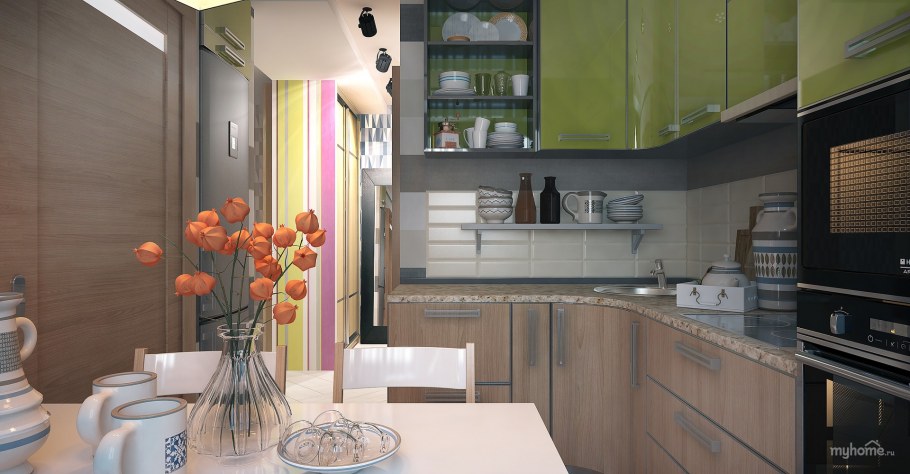 Дизайн 3-х комнатной квартиры 121 серии