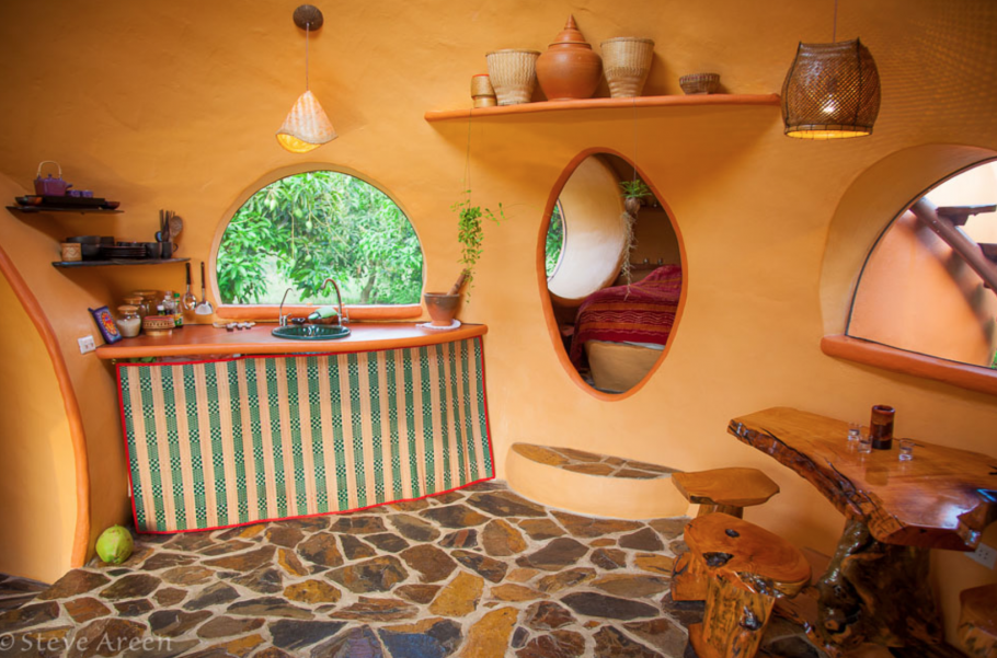 Саманный дом интерьер