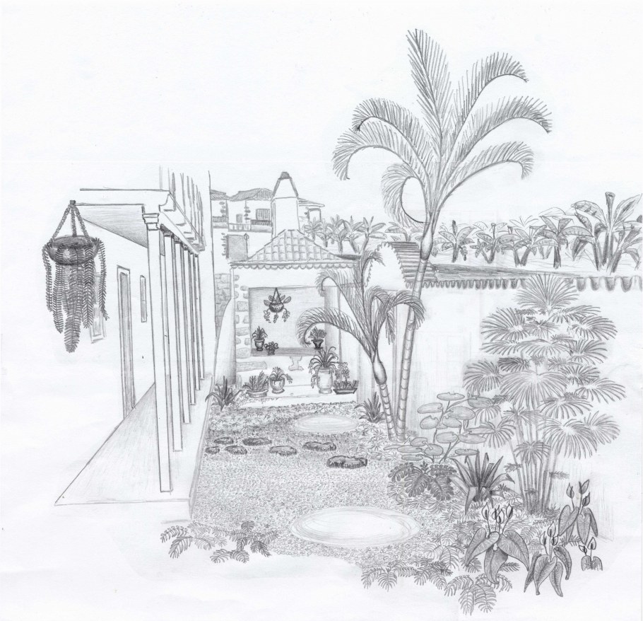 Сад карандашом