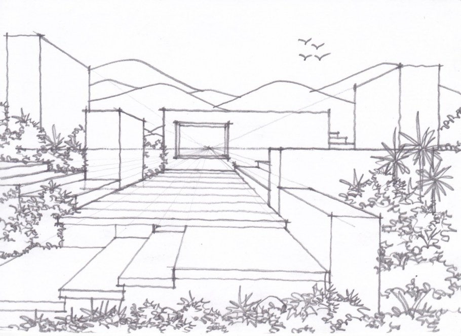 Ландшафт в перспективе