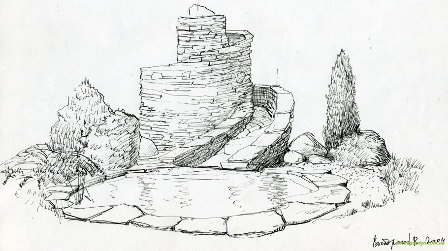 Архитектура и ландшафт карандашом