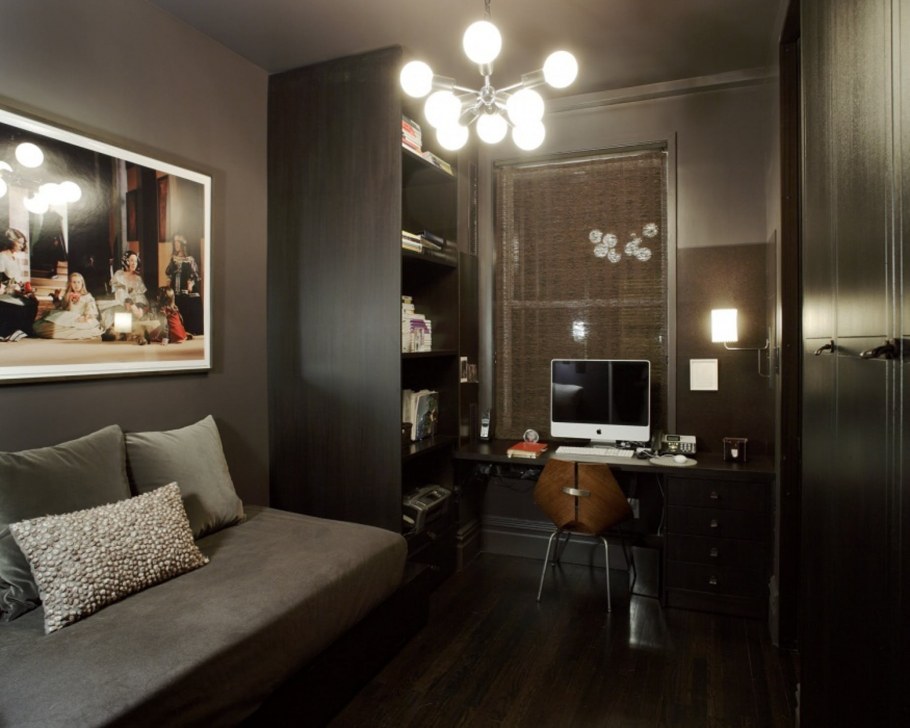 Интерьер мужской комнаты 12 кв.м