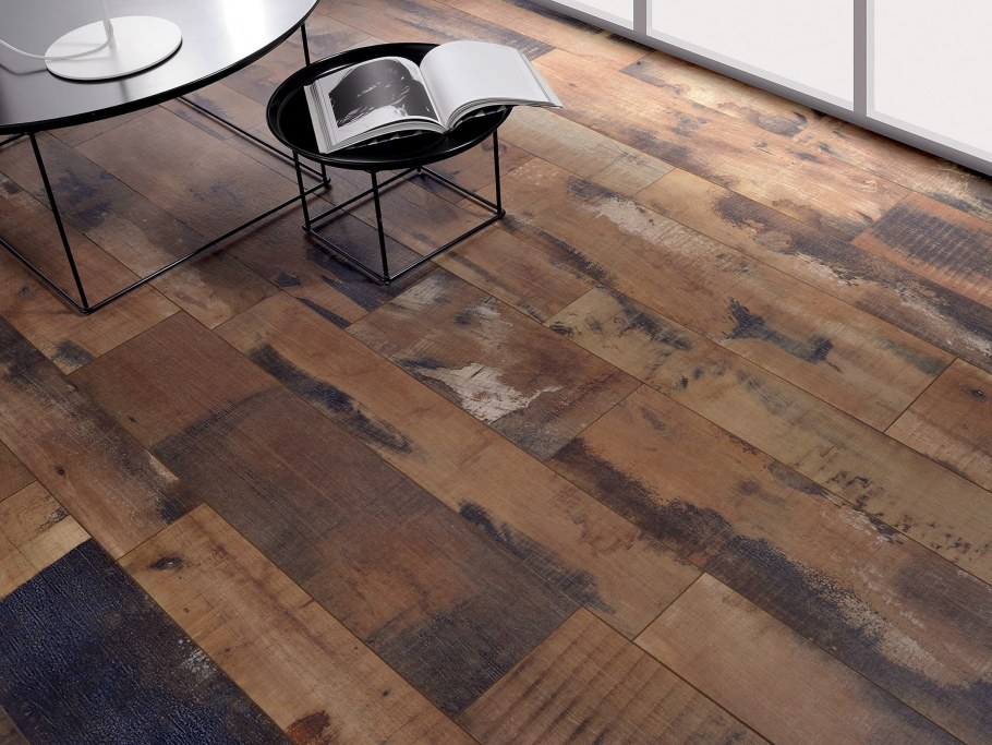 Плитка под старое дерево напольная