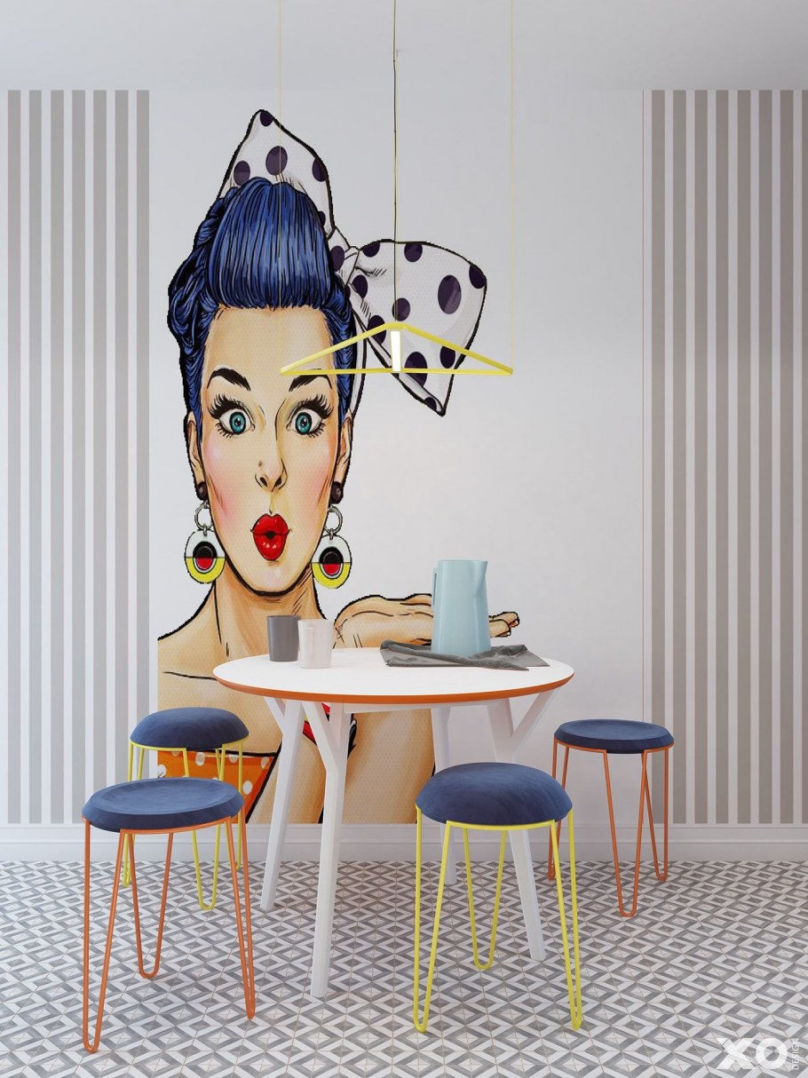 Стиль поп-арт в интерьере