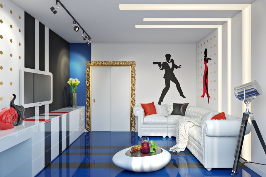 Фотообои в стиле поп арт