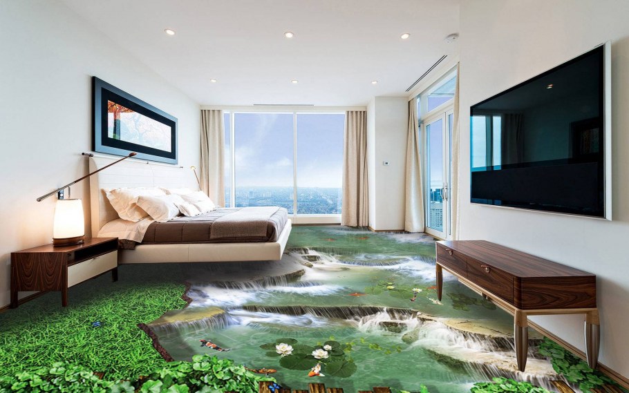 Эпоксидный наливной пол Epoxy Floor 3d