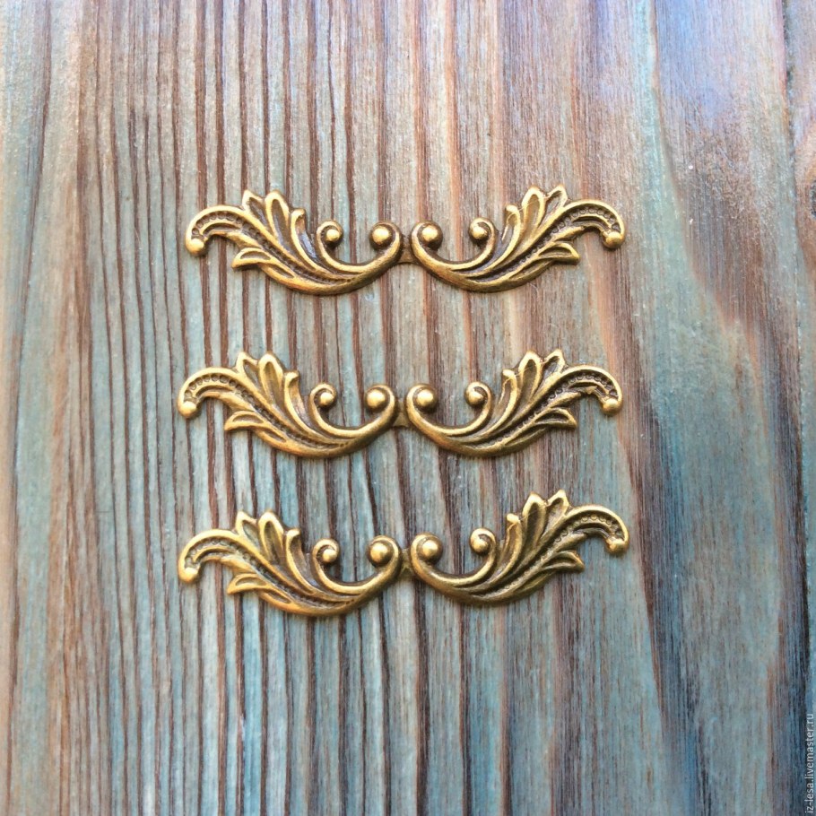 Тумба Bullwood с отделкой из латуни артикул: IMR-1064713