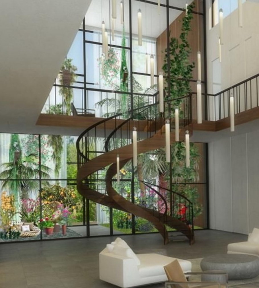 Зимний сад лестница