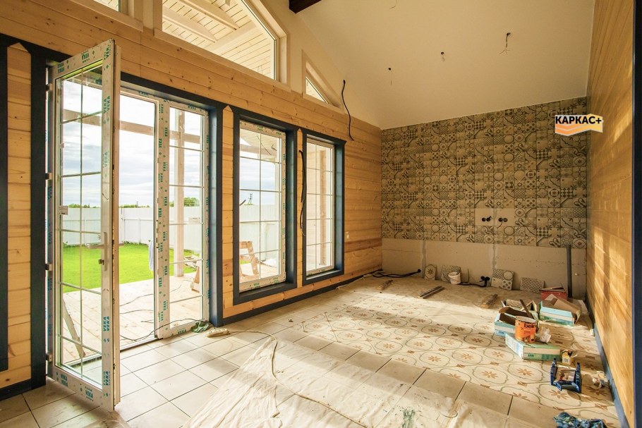 Отделка загородного дома