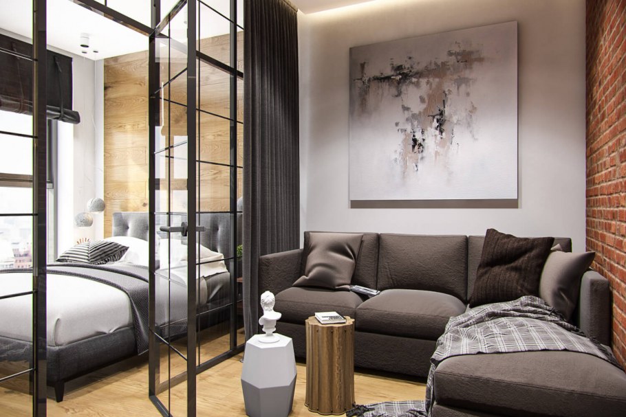 Квартиры в стиле лофт для молодой семьи