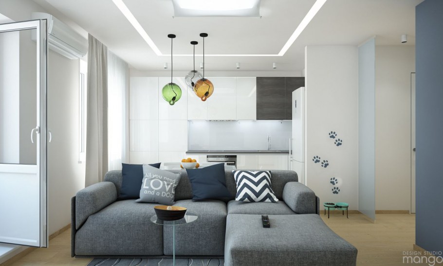 Расстановка мебели в однушке