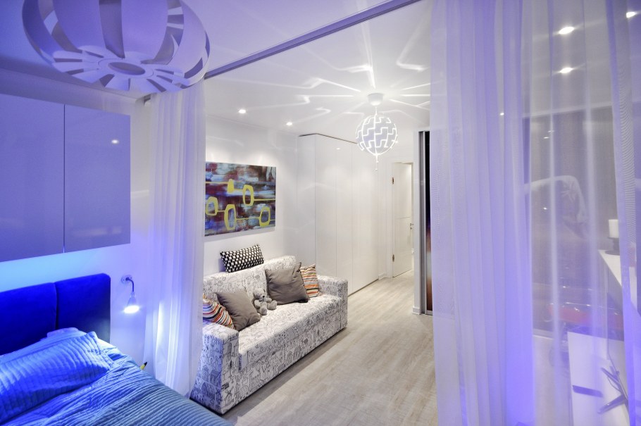 Современный интерьер квартиры для молодой девушки