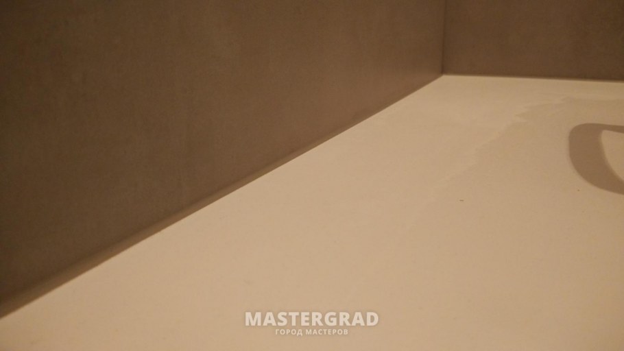 Фартук на столешницу без плинтуса