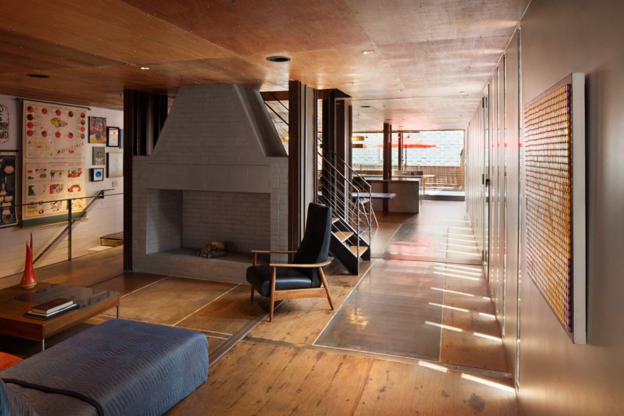 Интерьер дома из контейнеров