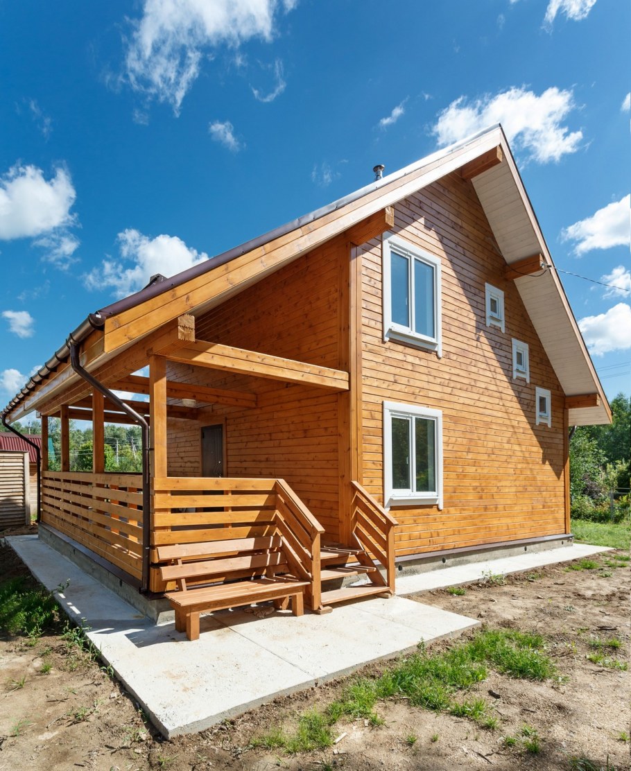 Готовый деревянный дом