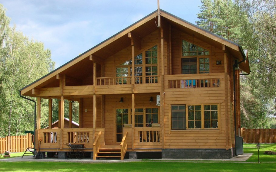 Дом из клееного бруса Саарланд