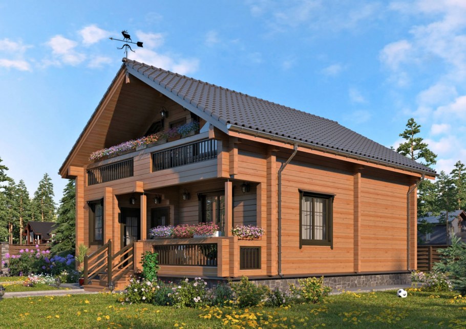 Дом из бруса