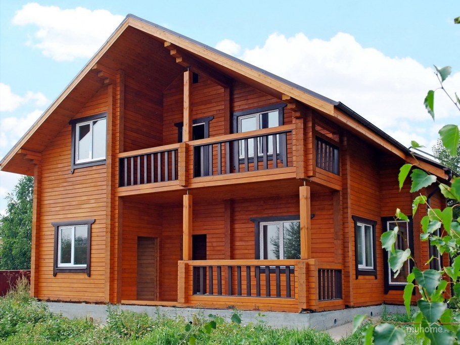 Домик из профилированного бруса