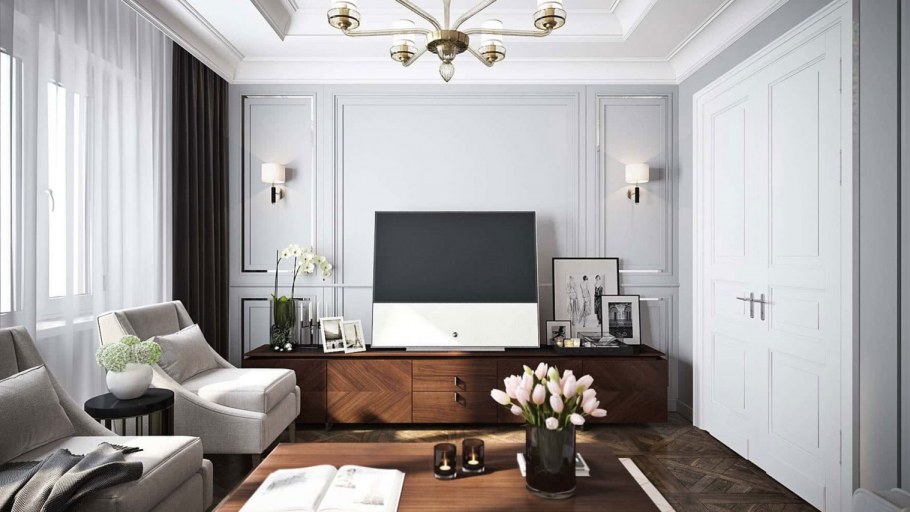 Интерьер Неоклассика гостиная