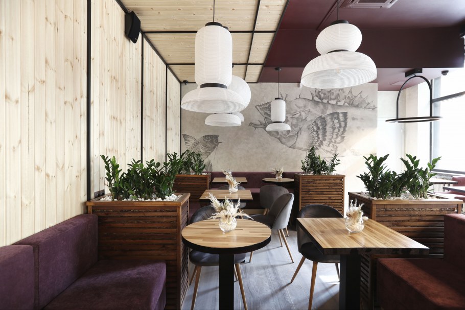 Скандинавский стиль заведения