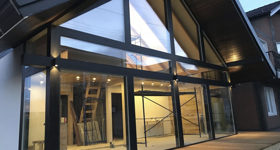 Витражное остекление Слайдорс