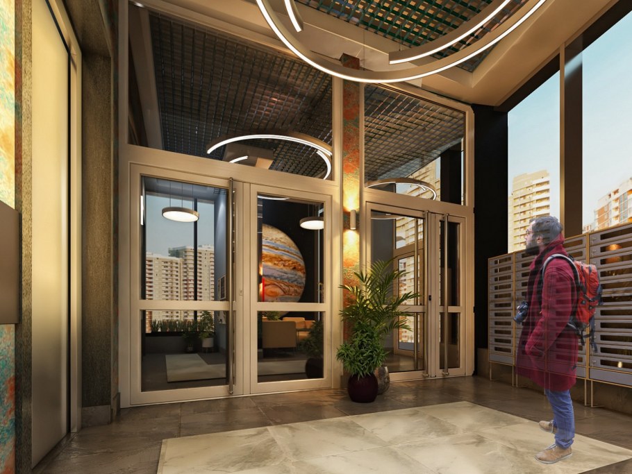 Тату планеты с часами