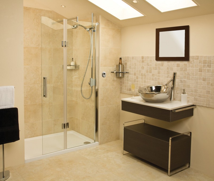 Ванная комната с душем в пол