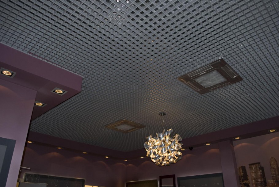 Потолок Грильято в интерьере