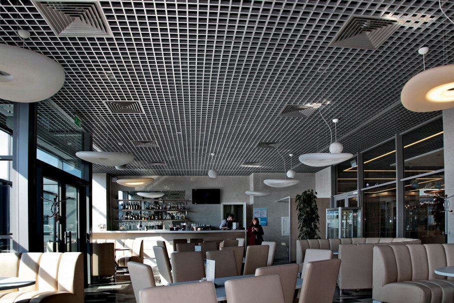 Потолок Грильято лофт офис