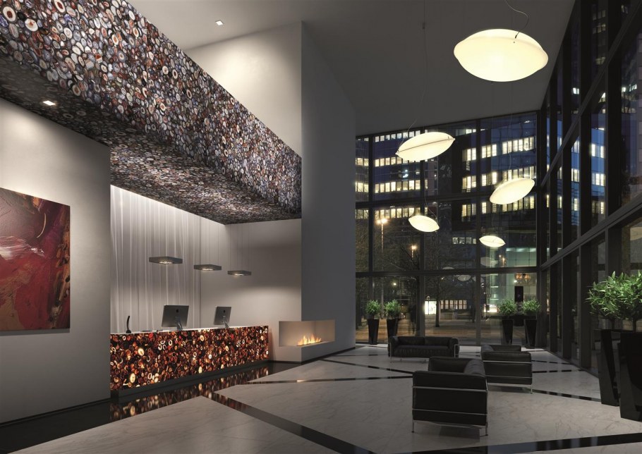 Интерьер из полудрагоценных камней