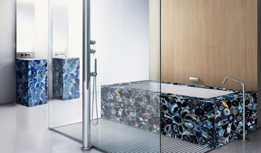 Ванная из полудрагоценных камней